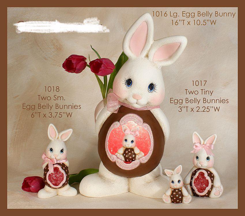 Easter bunnies Big mama bunny with... - DreamWorks Ceramics