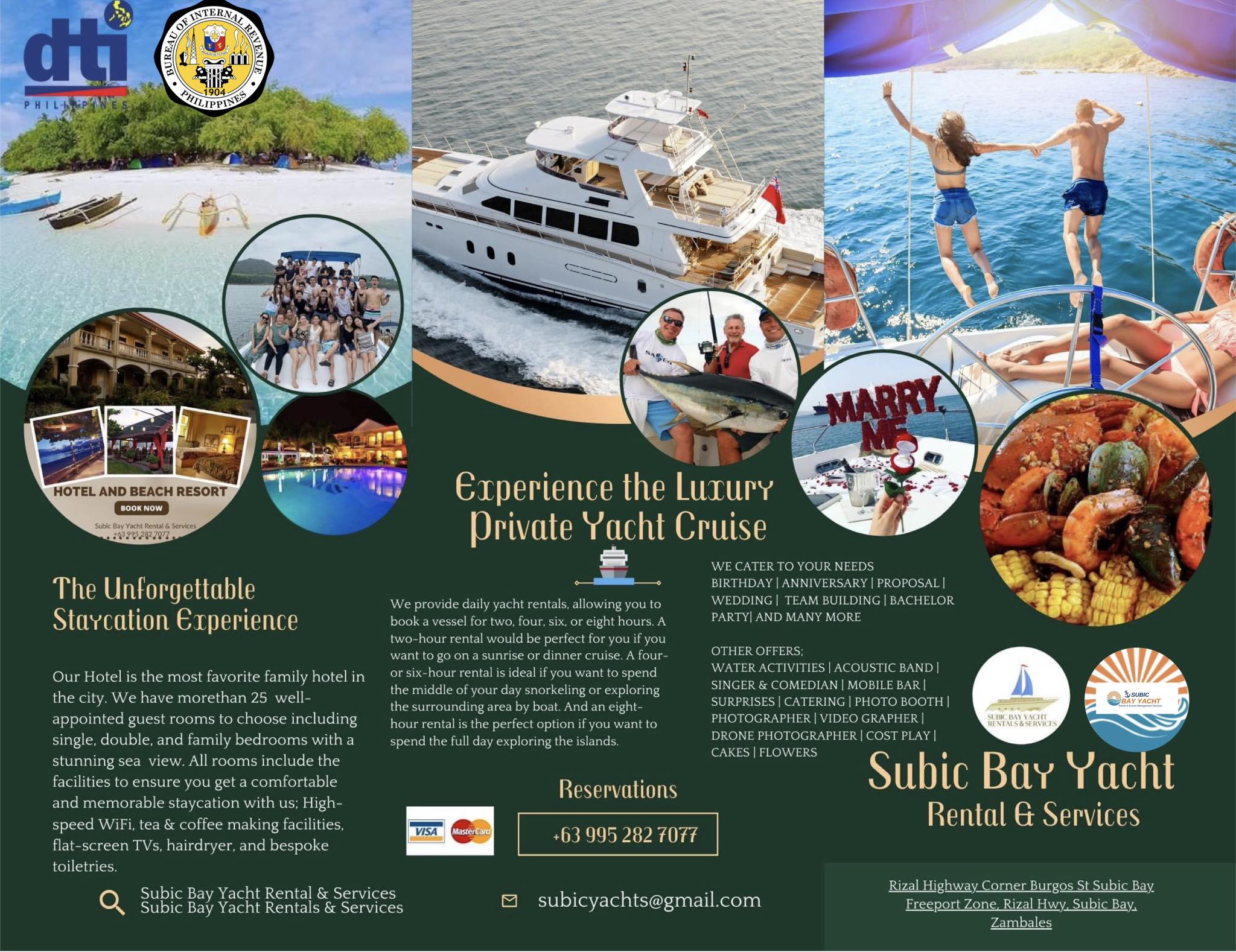 Subic Bay Yacht Rentals & Services “ SBYC” | Subic