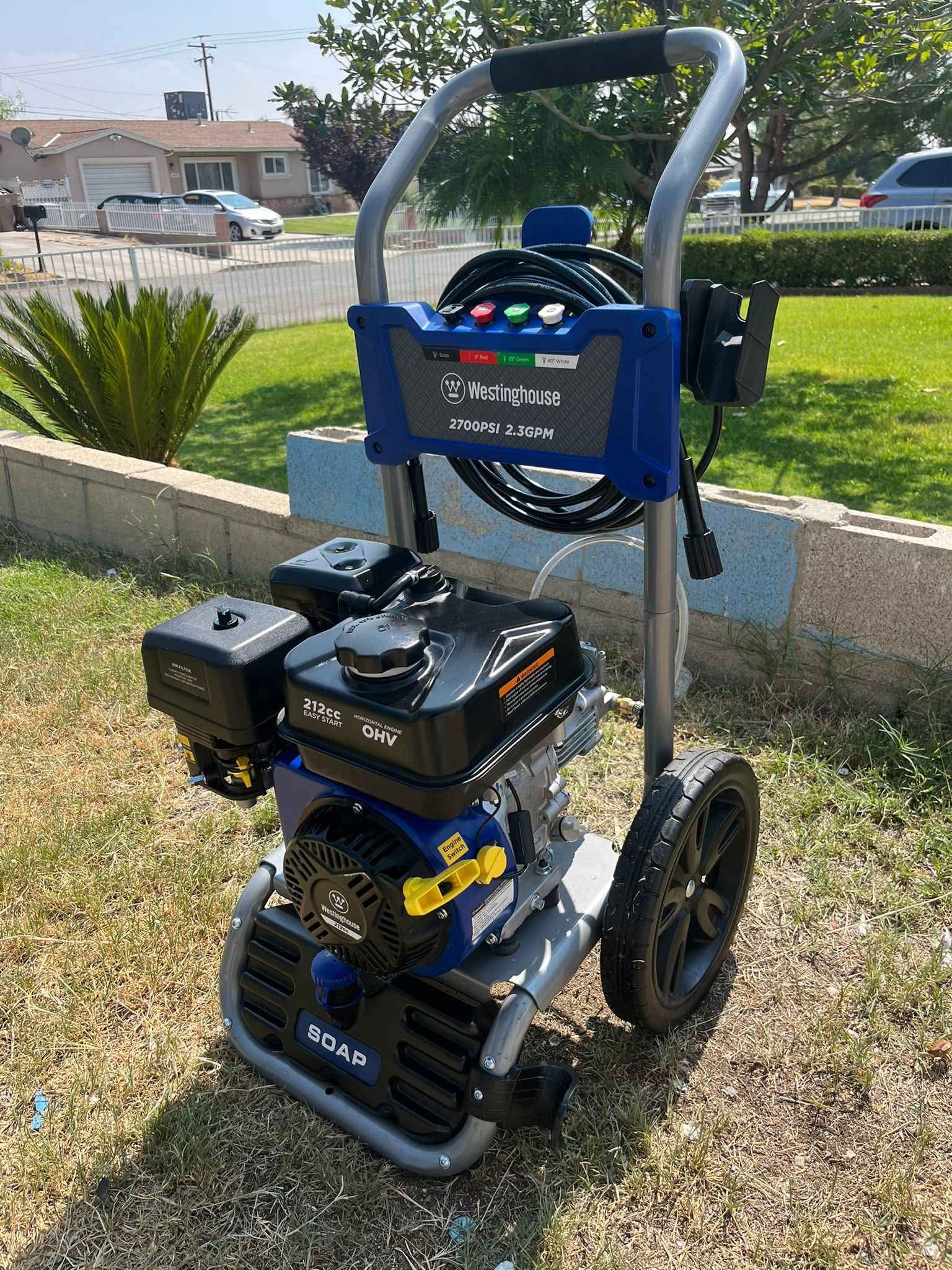 Westinghouse 2700 PSI 2.3 GPM Gas Powered Axial Cam Pump Cold Water ...