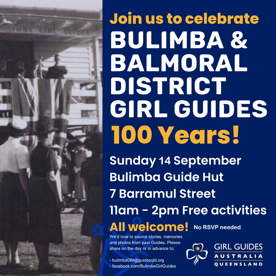 Celebrating 100 Years of Bulimba and Balmoral Girl Guides