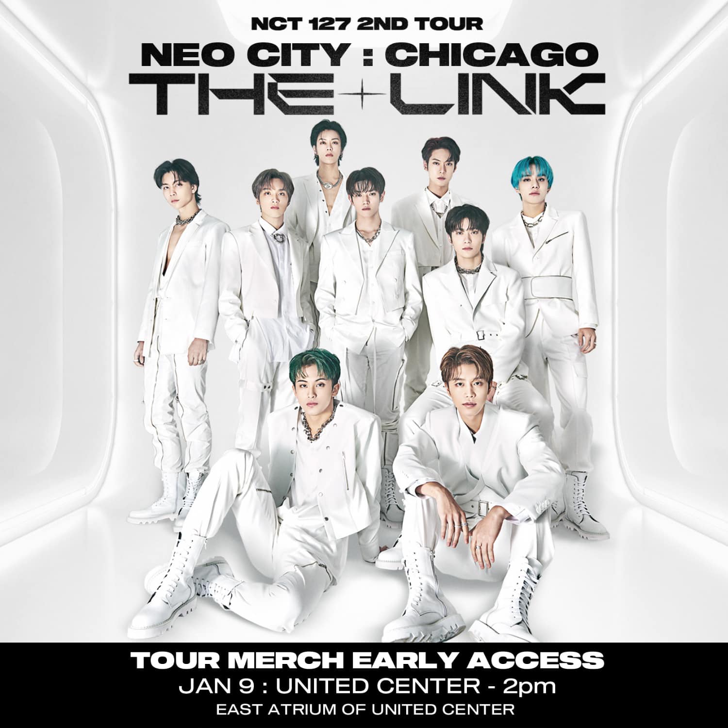 NCT 127 fan merchandise at SF cinema
