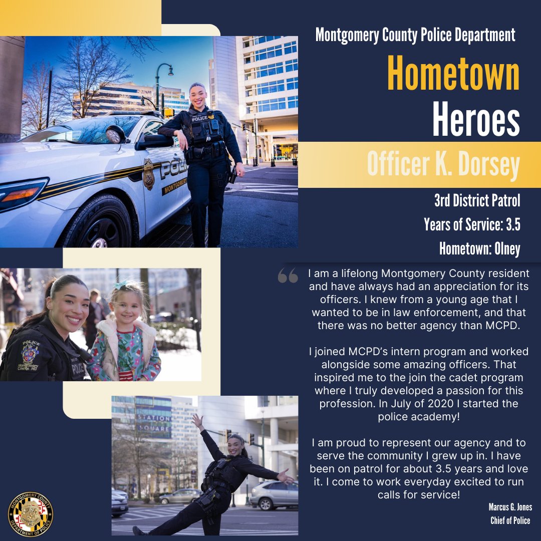Meet #HometownHero... - Montgomery County Police Department | Facebook