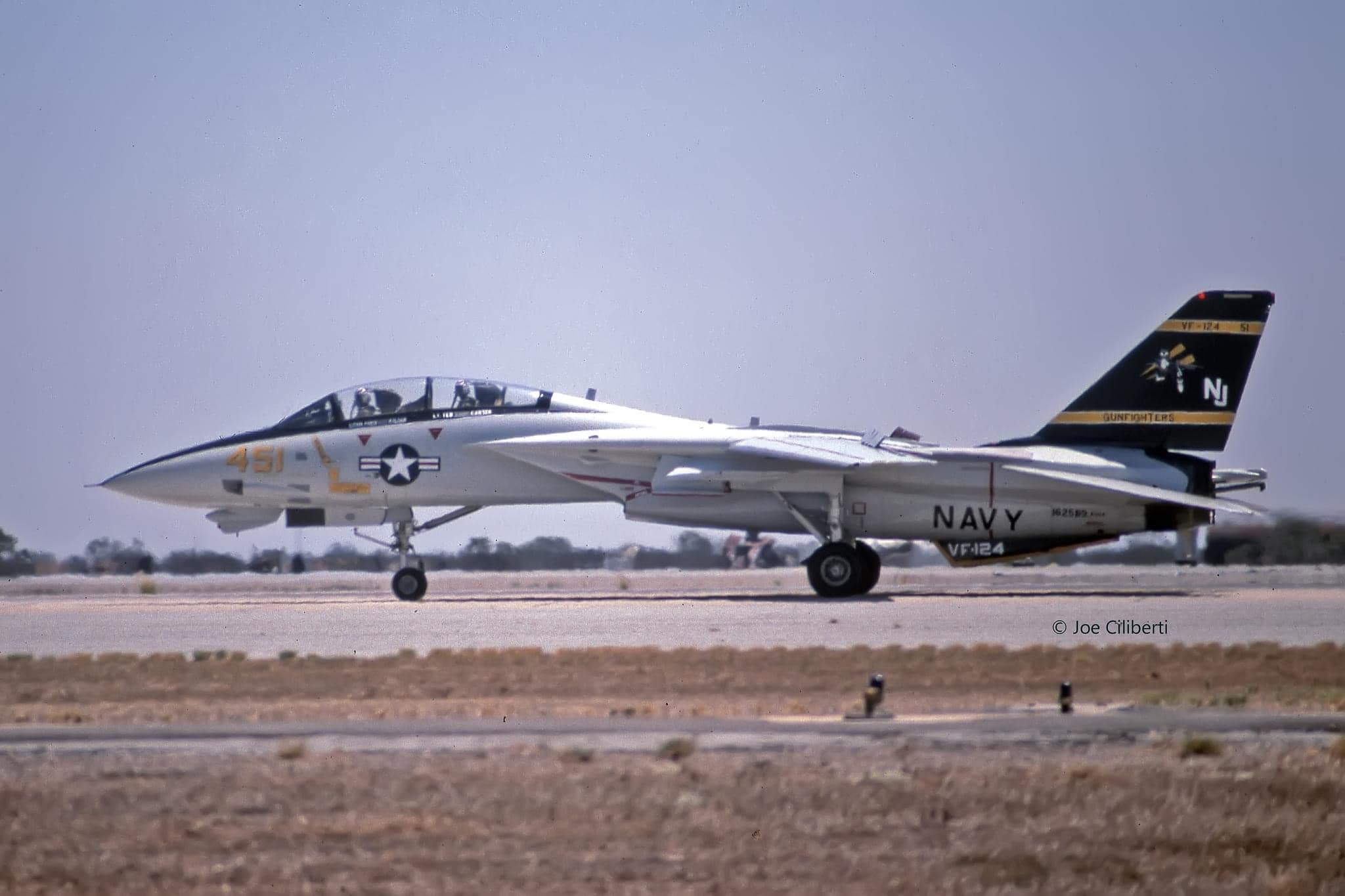 Grumman F-14 Tomcat belonging to VF-124 'Gunfighters' at NAS