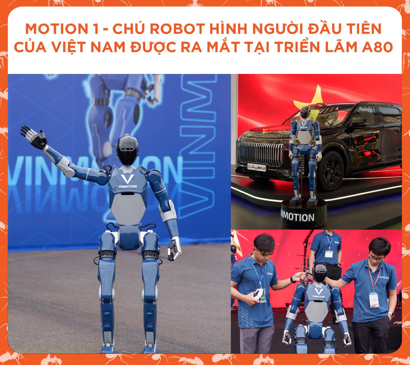 Kiến Không Ngủ - MOTION 1 - CHÚ ROBOT HÌNH NGƯỜI ĐẦU TIÊN... | Facebook