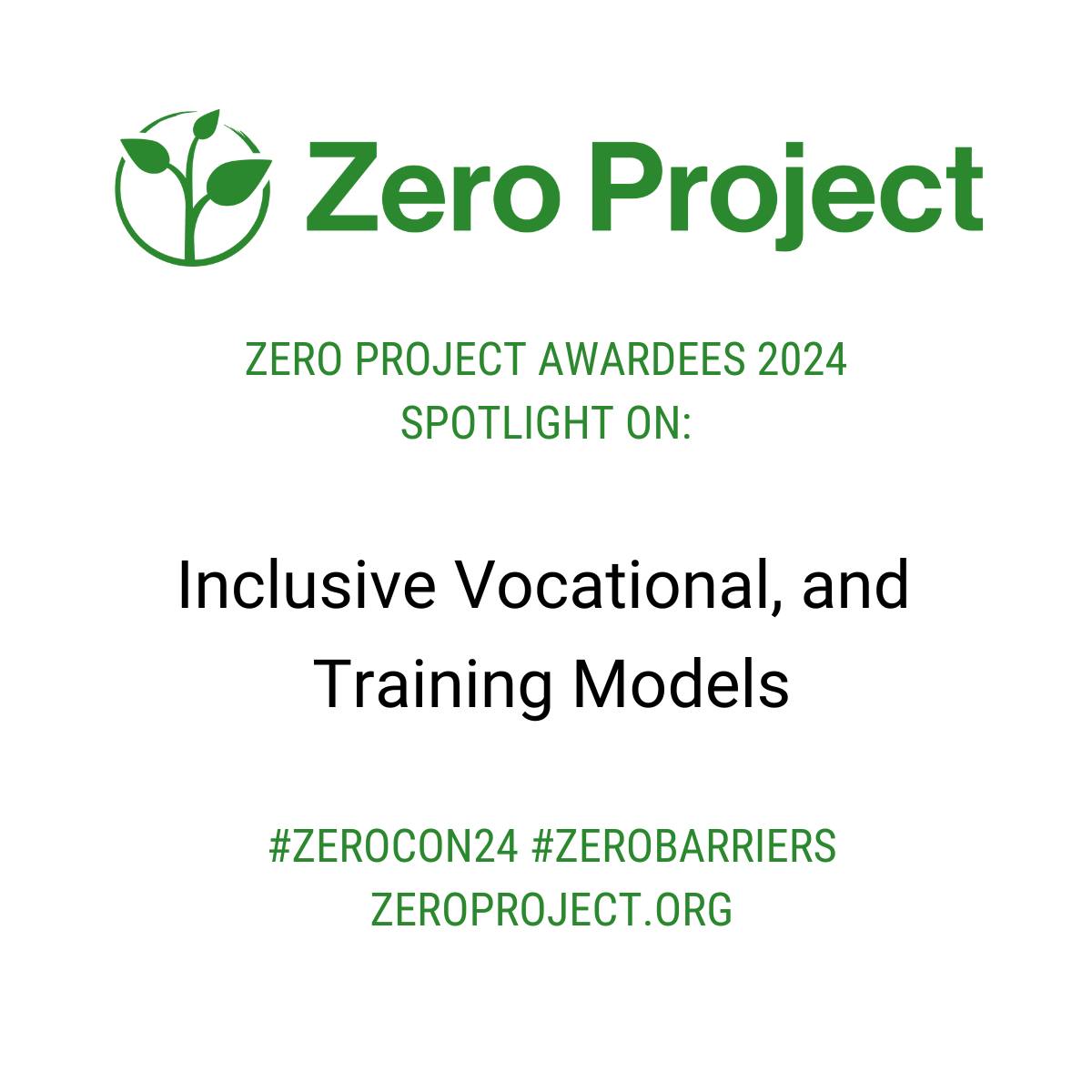 Zero Project - Meet the Zero Project Awardees 2024 on the... | Facebook