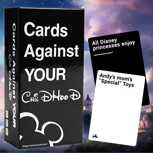 cards against your childhood- limited edition Childhood Family Pack Relive your childhood memories with a dark comical spin! Cards Against Your Childhood: Jumbo