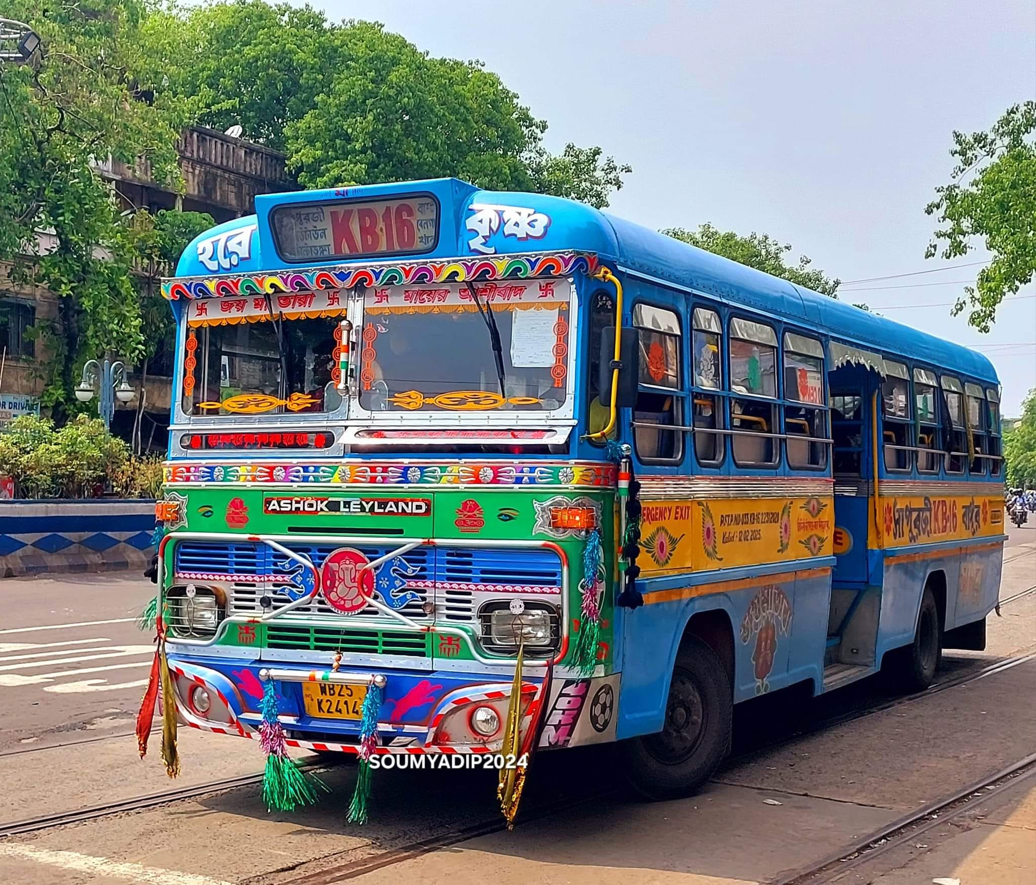 Kolkata - The only successful KB Series Bus Routes. ⚜️ KB-16 ⚜️ 👉 ...
