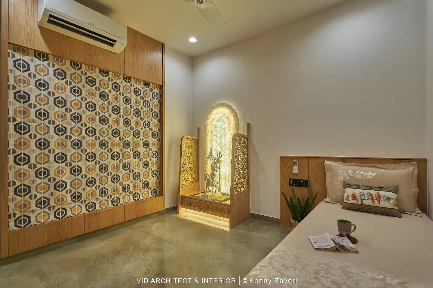 The mandir is a work of art.... - VID architect & interior