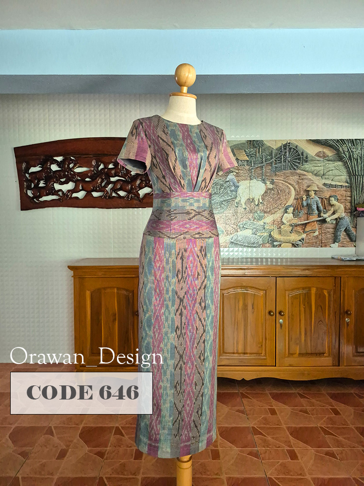 orawan_design - 📌 ราคา 2,690 บาท (ชุดเดรส) 🔺 ชนิดผ้า : ผ้าฝ้ายดักแด้ทอ ...