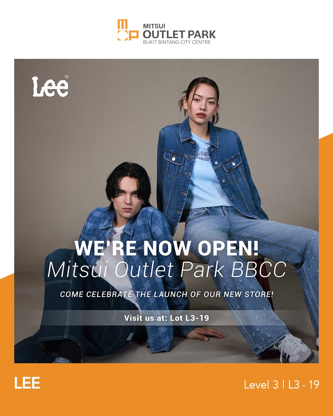 LaLaport - 🔥 Lee is now open at Mitsui Outlet Park BBCC! 🔥 Come ...