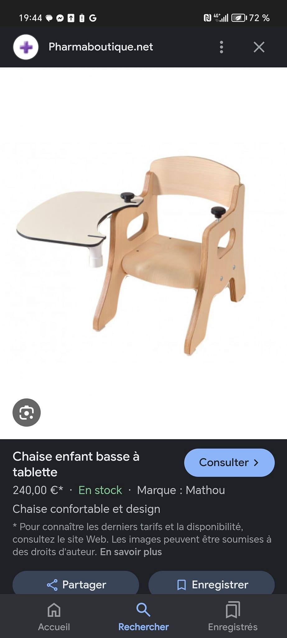 Banc Pour Enfant IKEA FLISAT - Réglable En 3 Hauteurs - Siège Évolutif En Bois