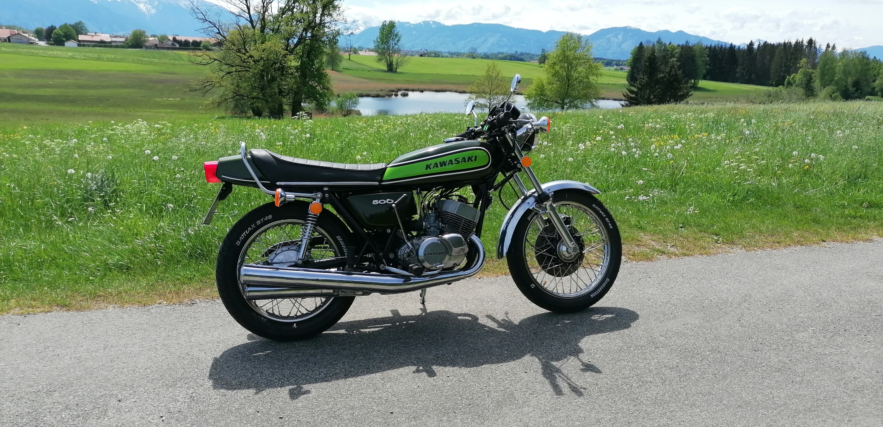 kawasaki h1 😍 kawasaki h2r