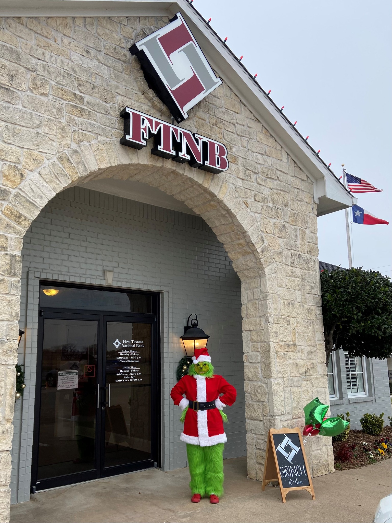 Feeling grinchy at FTNB! Join... - First Texoma National Bank