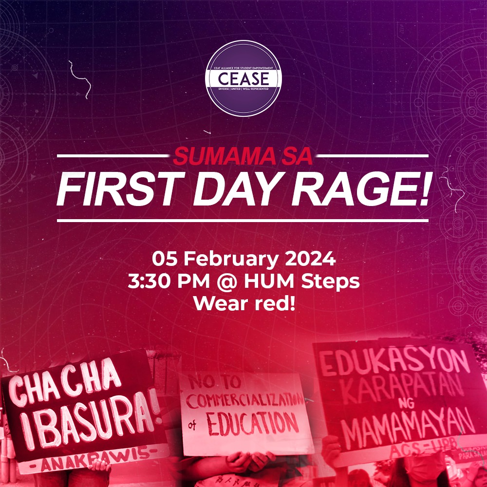 📢 SUMAMA... - CEAT Alliance for Student Empowerment - CEASE