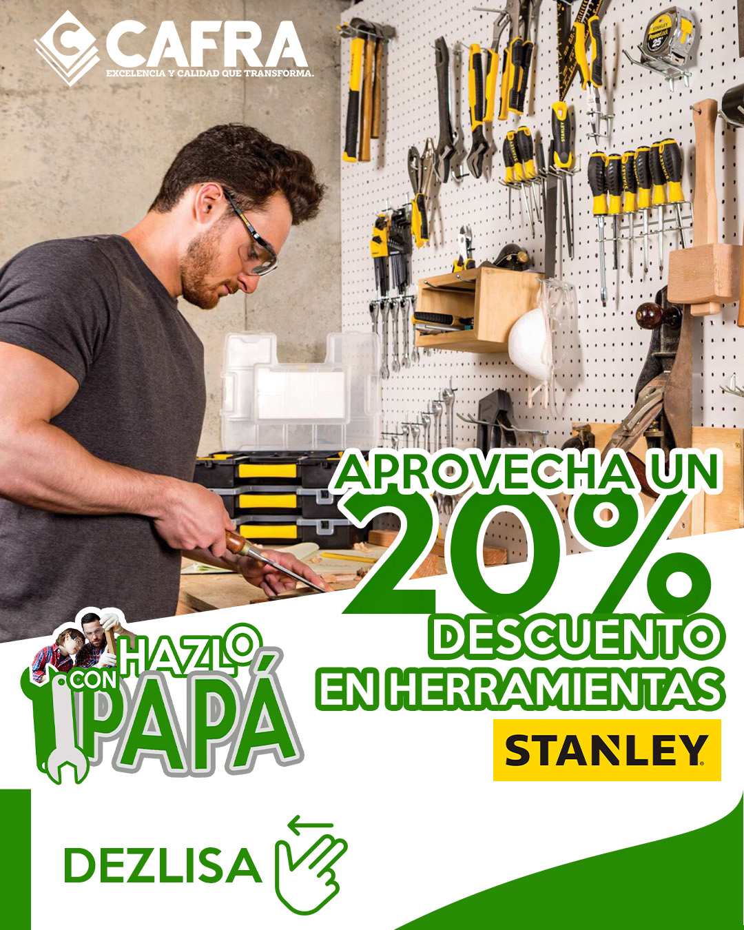🛠️ ¡Dale a papá las herramientas que se... - Ferreteria Cafra