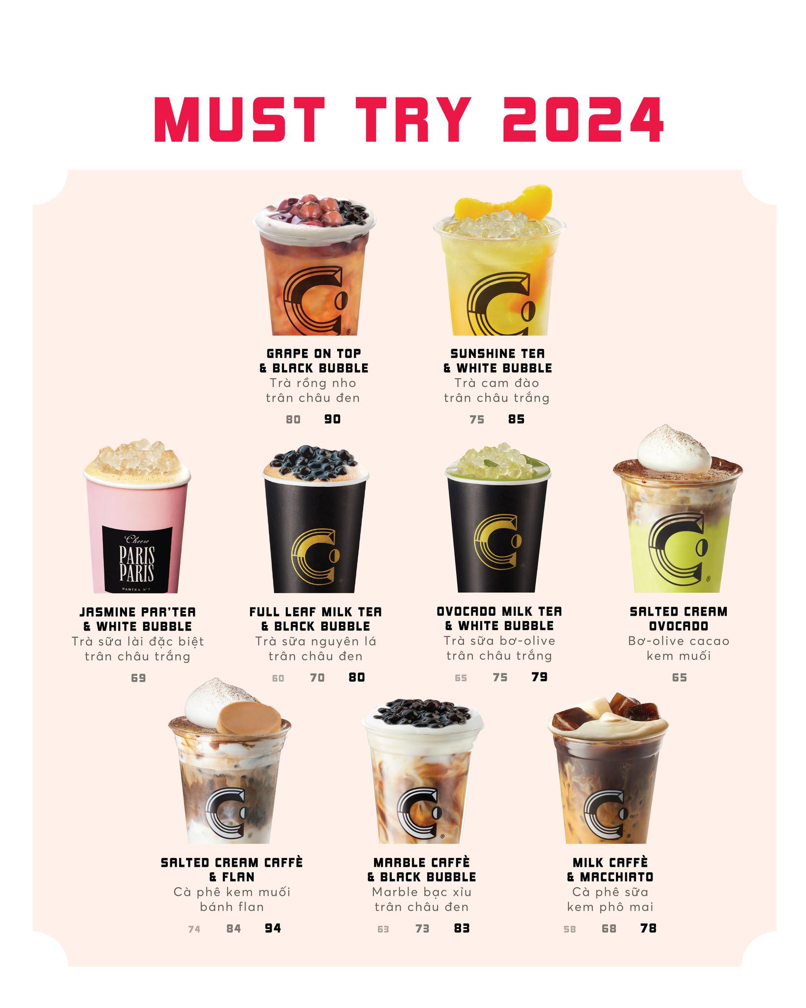 Cheese Coffee - CẬP NHẬT MENU MỚI NHẤT Làn gió mới mẻ với... | Facebook