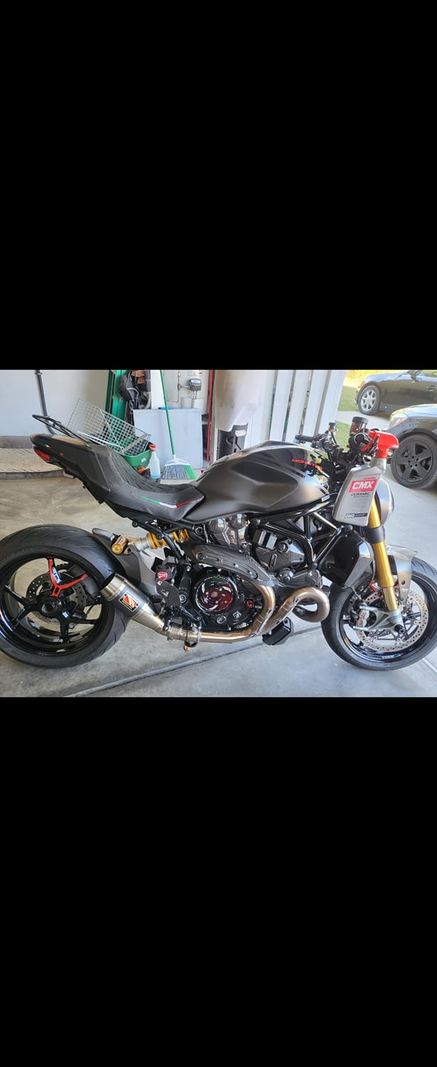 What SC Project CRT slip-on exhaust for Ducati Monster 1200S?