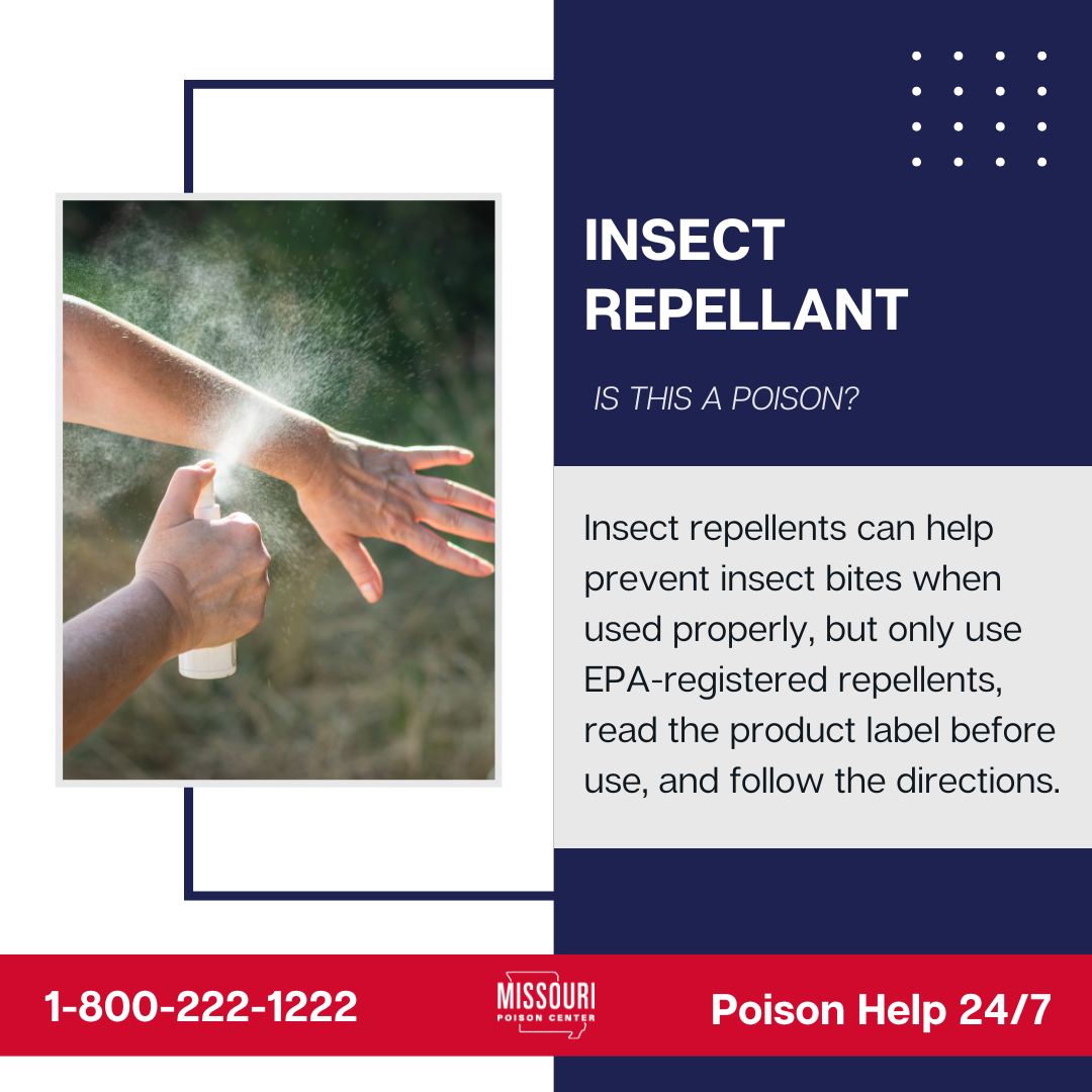 🦟 Check our infographic on safety... - Missouri Poison Center | Facebook