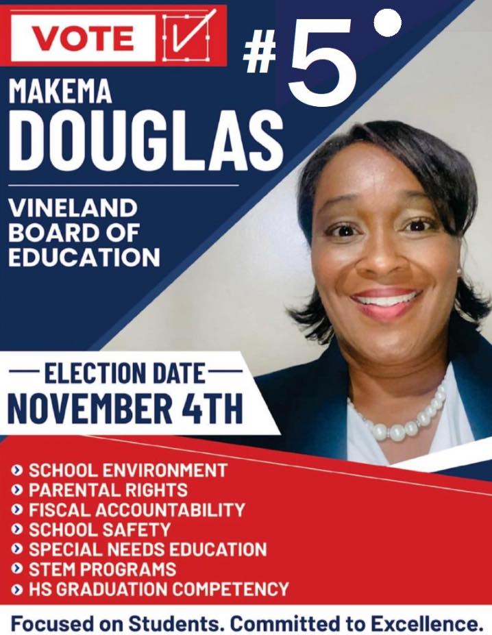 Makema Douglas for Vineland Board of Education