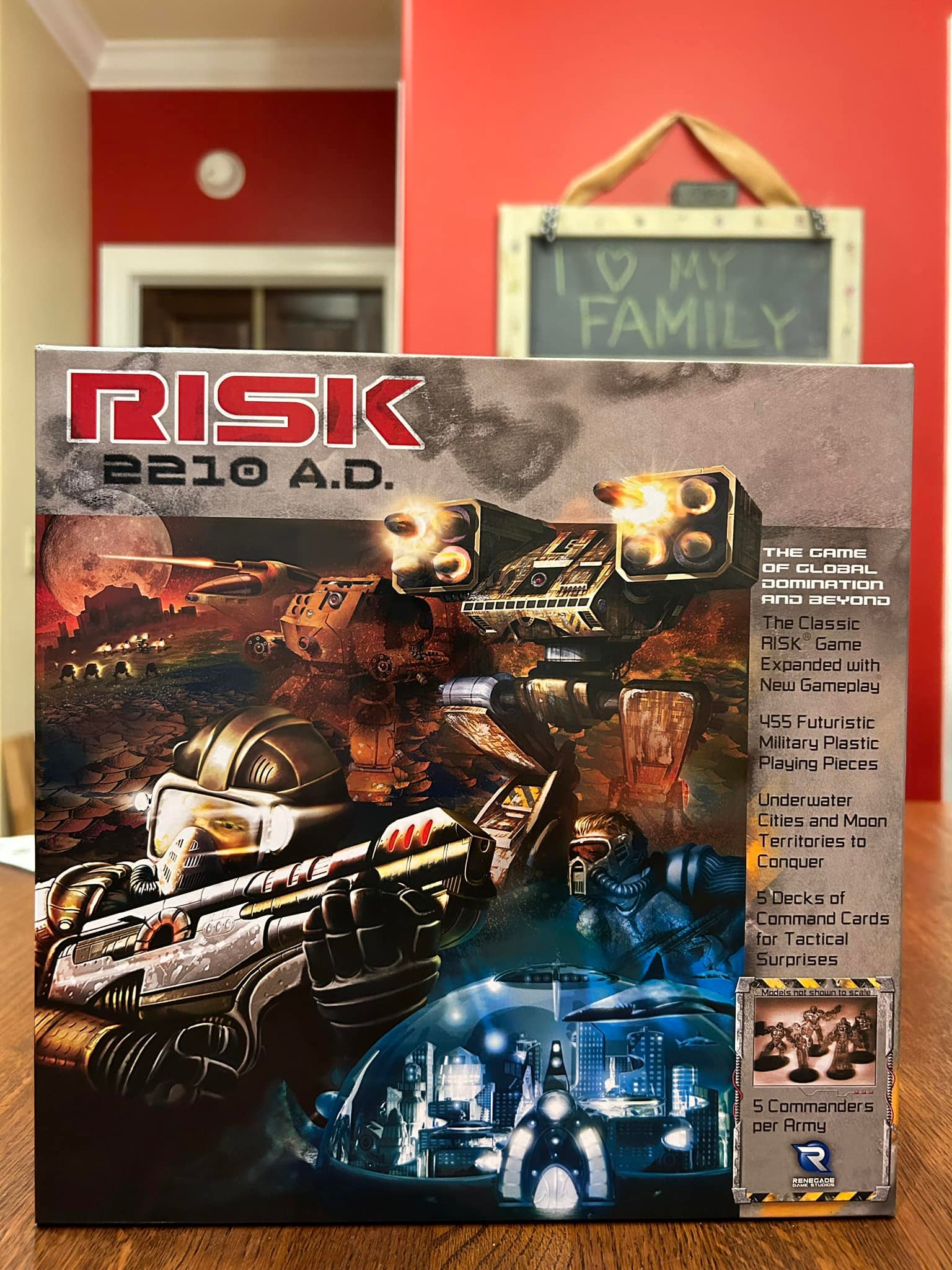 Jeu De Plateau RISK 2210 A.D. - Édition Earth Game Board En Anglais - Occasion