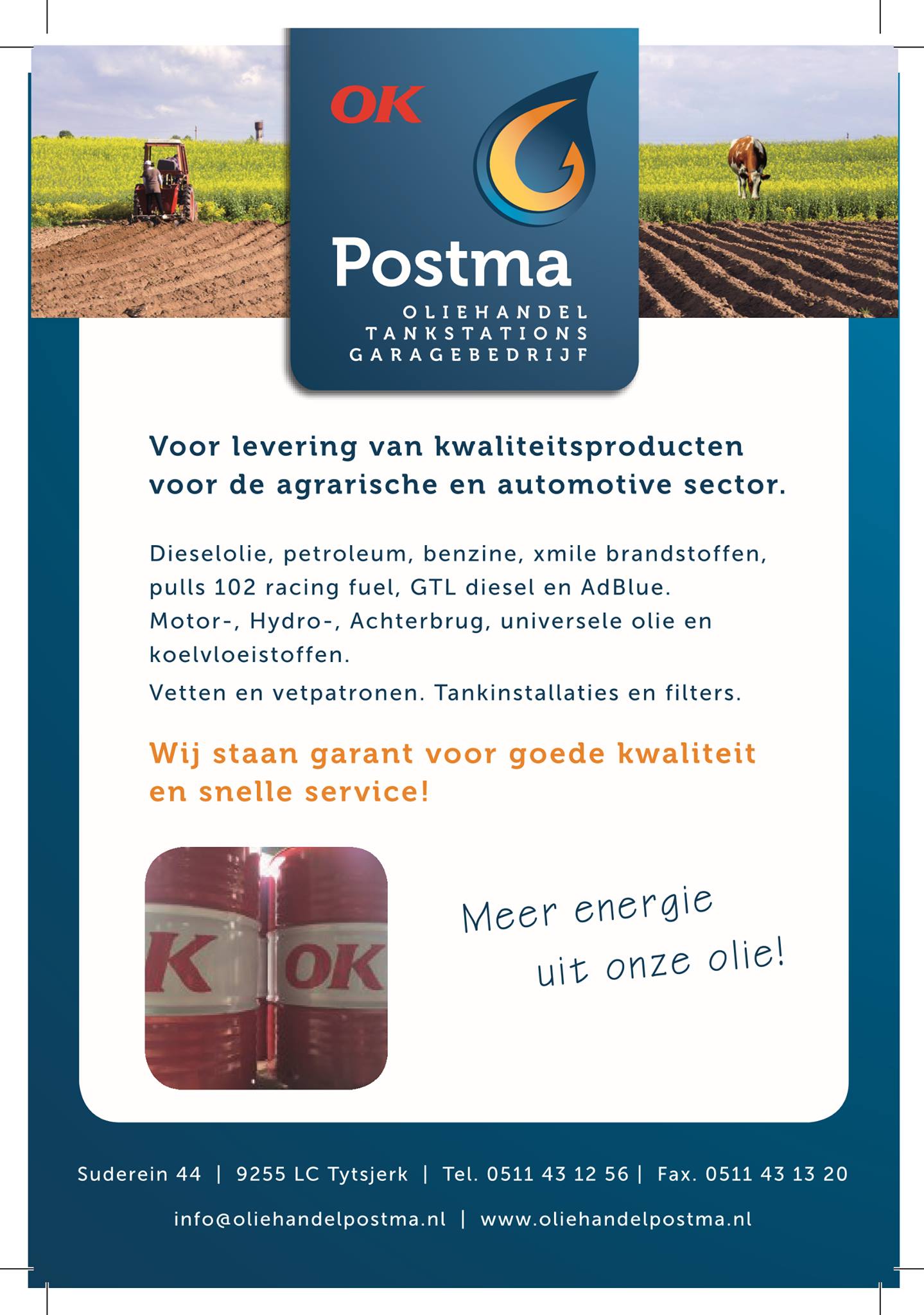 Postma Oliehandel | Tietjerk