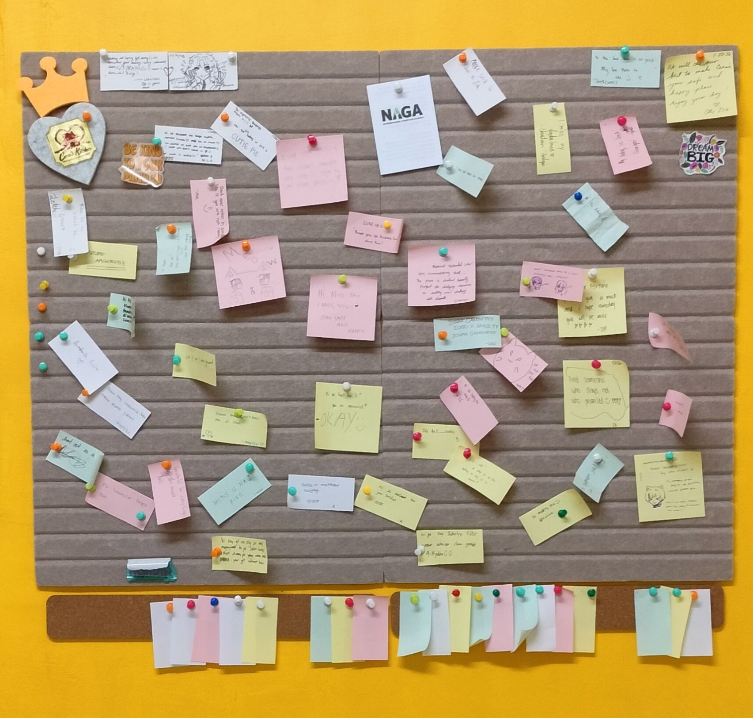 Cena's - Our little Freedom Wall is open 💛 Drop a note, a doodle, a ...