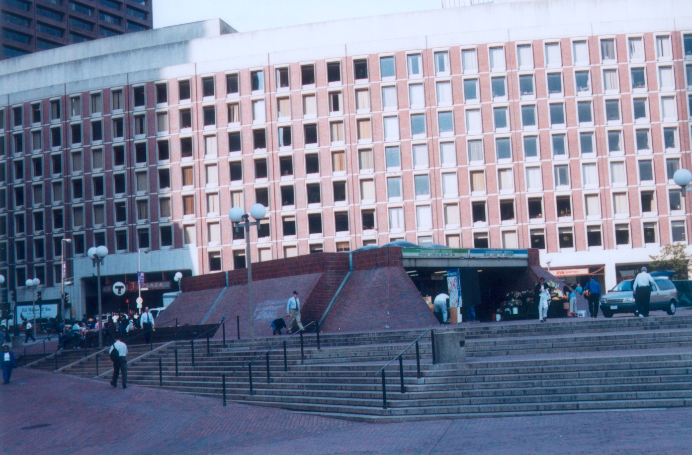 Government Center station and the former Scollay Square station footprint photo 1