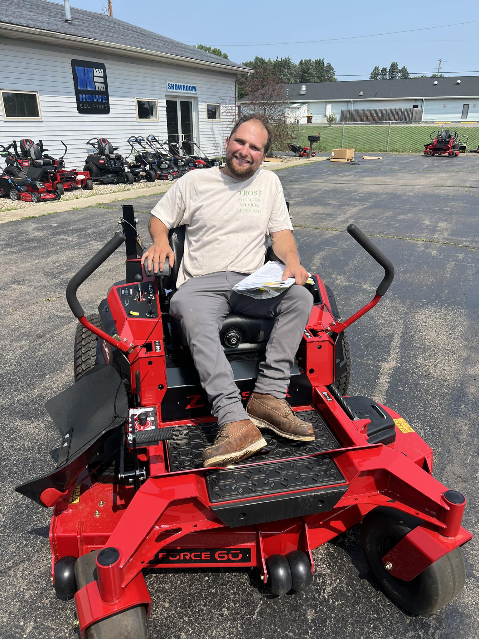 Thank you Union Cemetery. Enjoy your new Toro Z Master 4000 series!