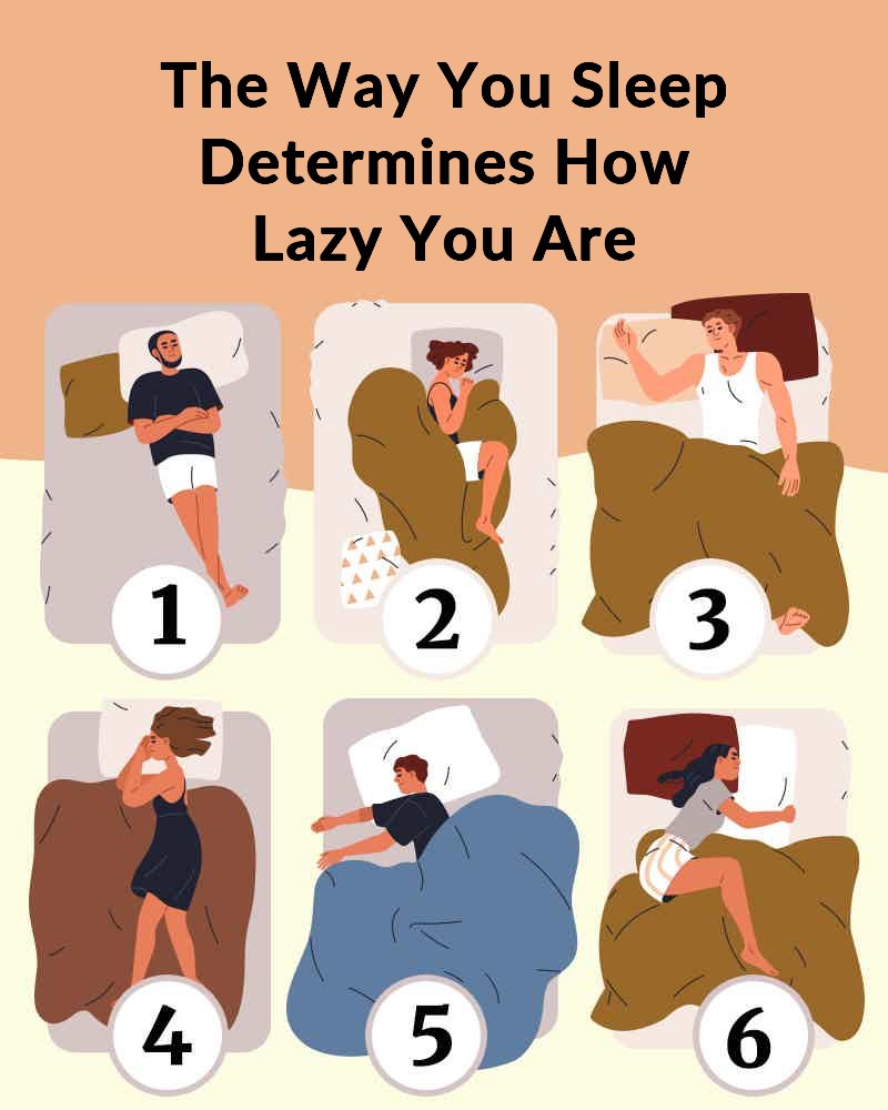 Nametests - The Way You Sleep Determines How Lazy You Are | Facebook