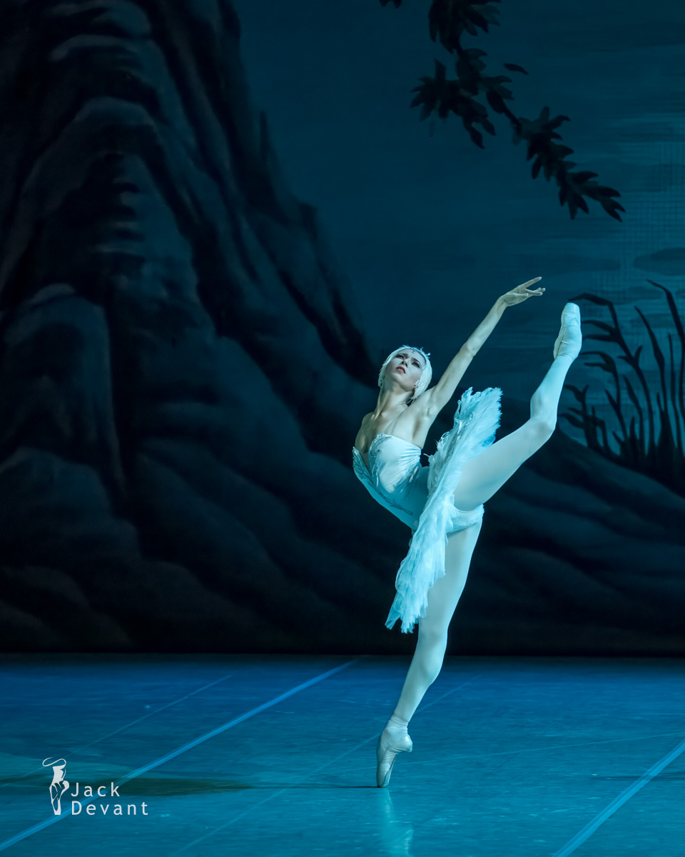 Anna Odintsova as “Odette” in Swan lake