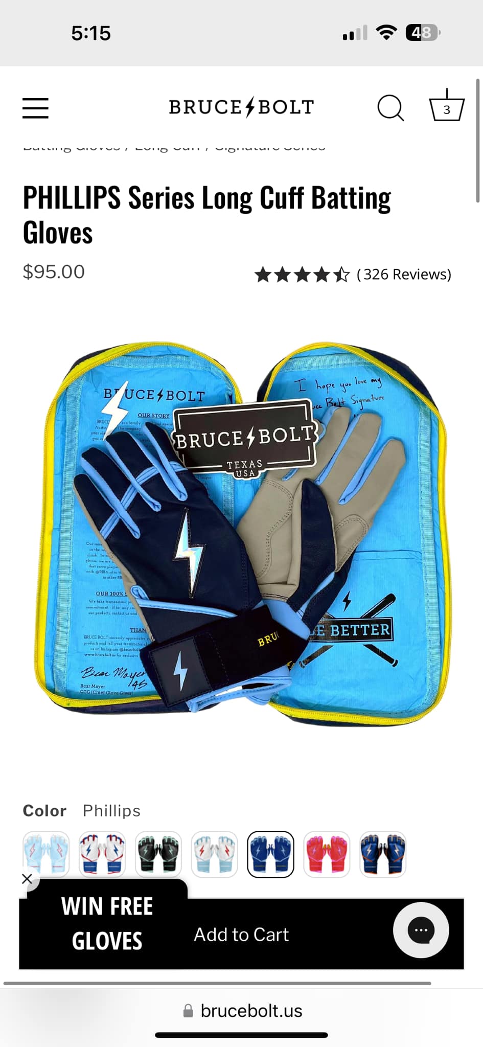 Gants De Baseball Bruce Bolt Big League Chew - Taille L, Couleur Bleu Framboise, Occasion