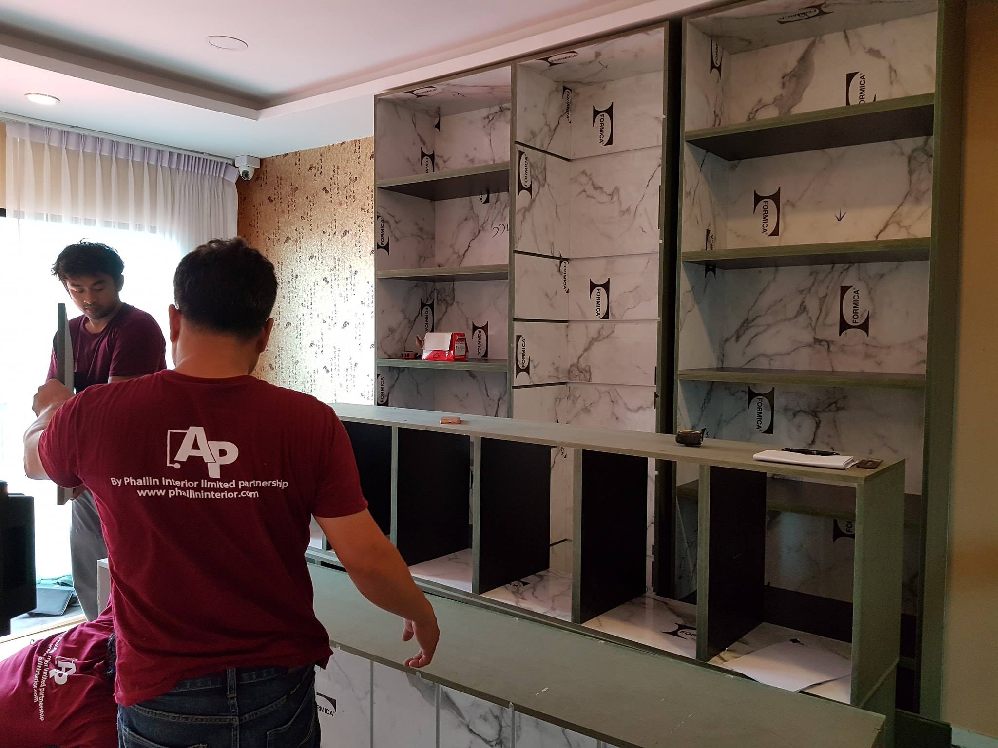 ติดตั้งตู้โช... - Phailin interior design รับออกแบบตกแต่งภายใน | Facebook