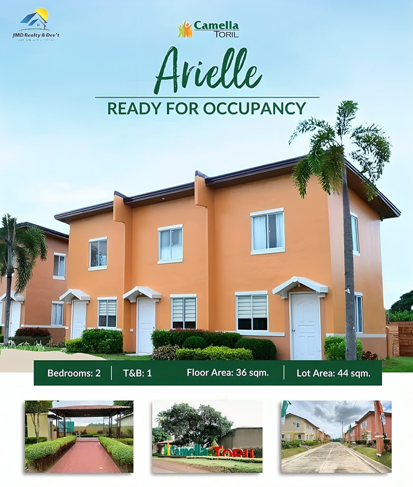 JMD - Ready for Occupancy in Camella Toril - Arielle Inner Unit! 🏡 A ...