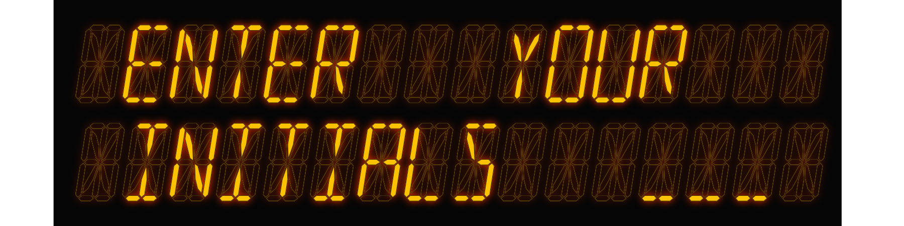 Enter Your Initials