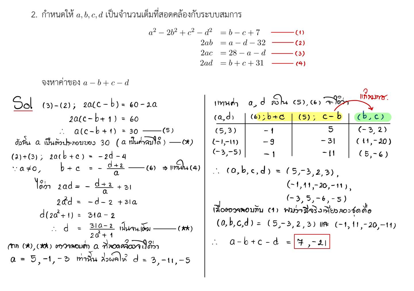 GuKung MATH - แนวคิดโจทย์มัธยมต้นชุดที่ 6 นะครับ... | Facebook