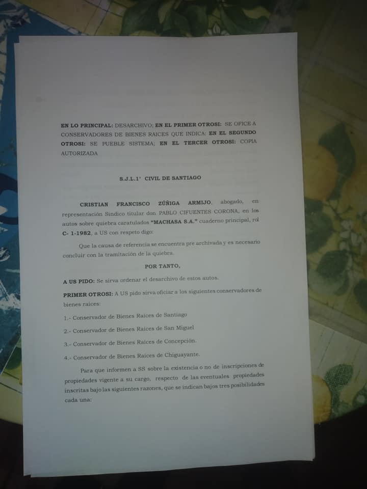 Machasa Ex-Trabajadores de la Fabrica Textil