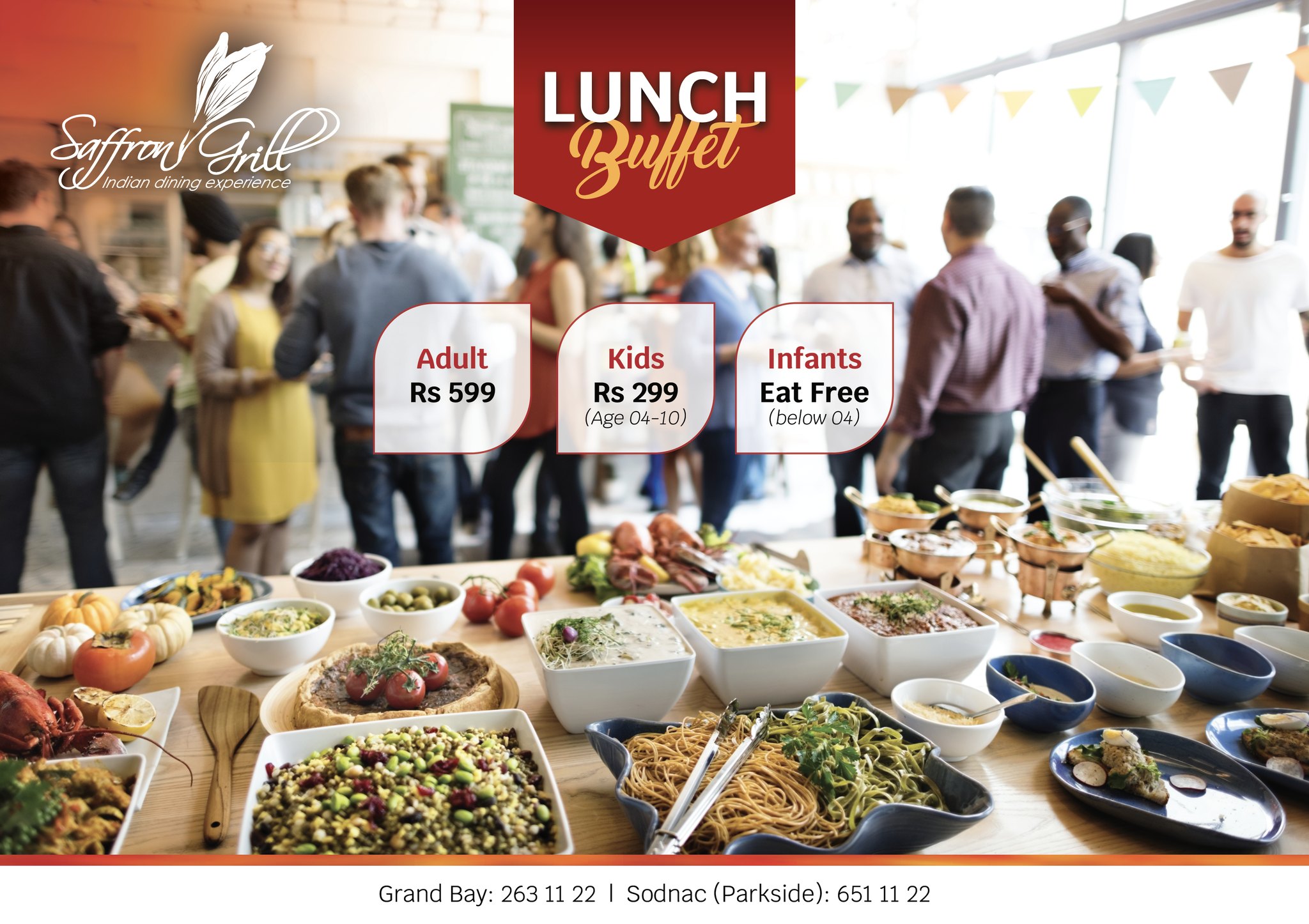 Saffron - OUR WEEKEND SPL LUNCH BUFFET* {SATURDAY & SUNDAY} SAFFRON ...