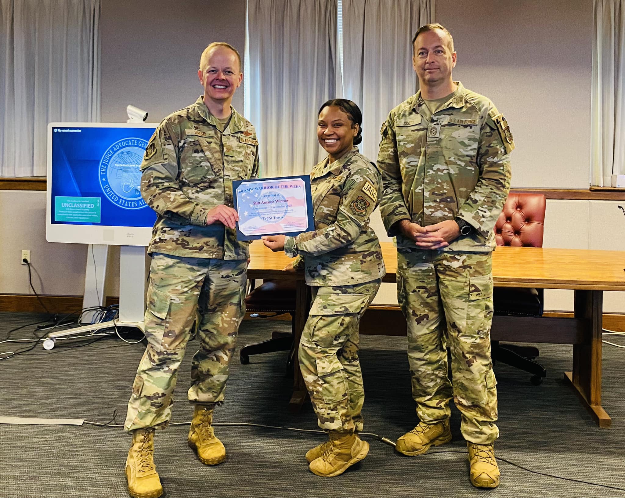 60th - Congrats to SSgt Amaree Winrow, this week’s Team Travis Warrior ...