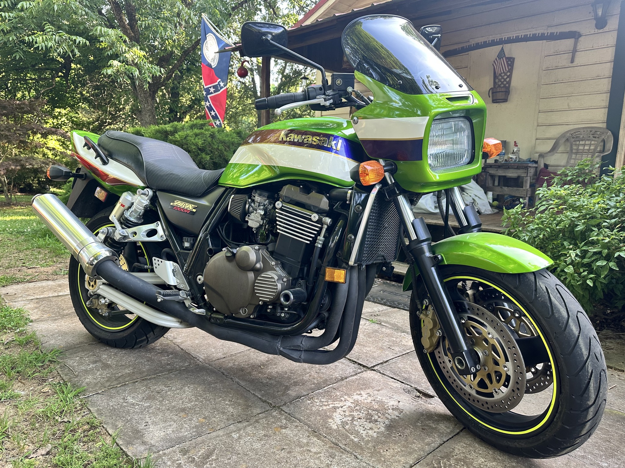 2002 Kawasaki ZRX 1200R with 16k miles