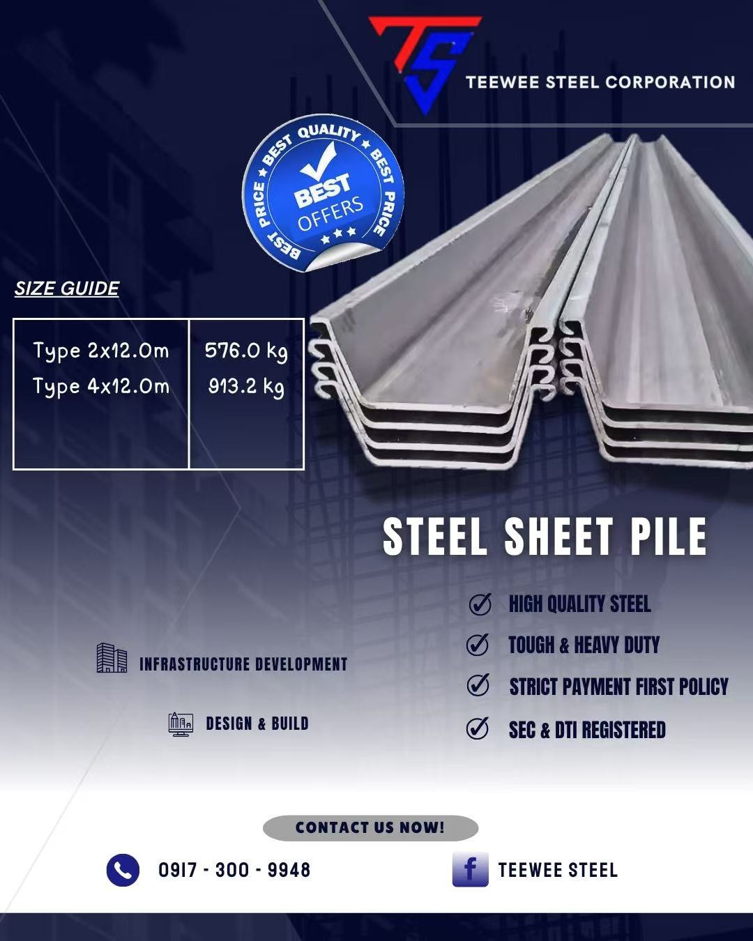 Teewee Steel Corporation added... - Teewee Steel Corporation