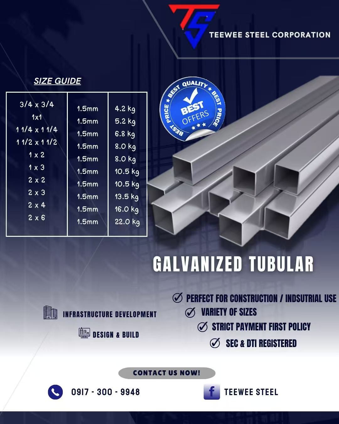 Teewee Steel Corporation added... - Teewee Steel Corporation