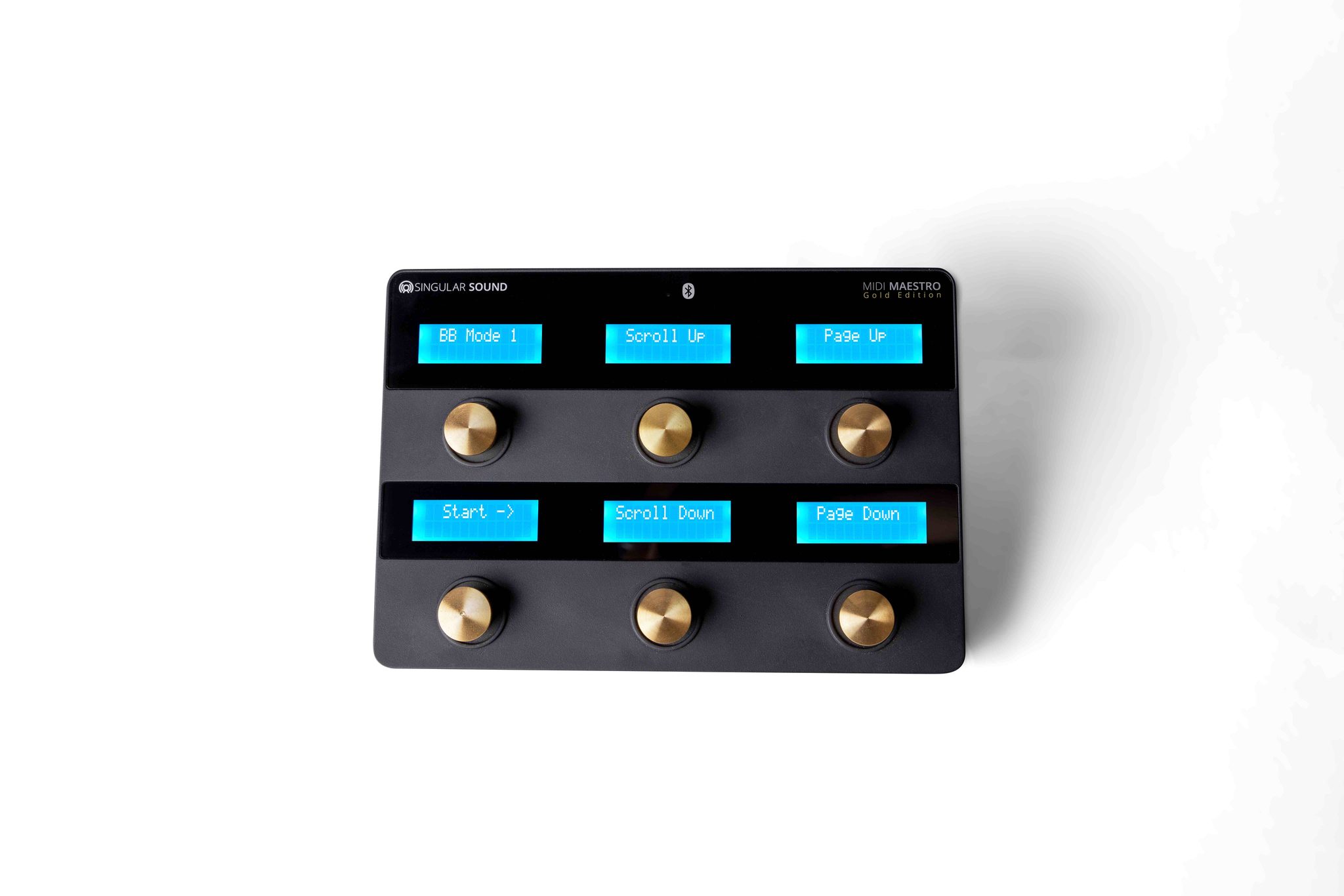 The MIDI Maestro Gold Edition is a compact and easy to use MIDI