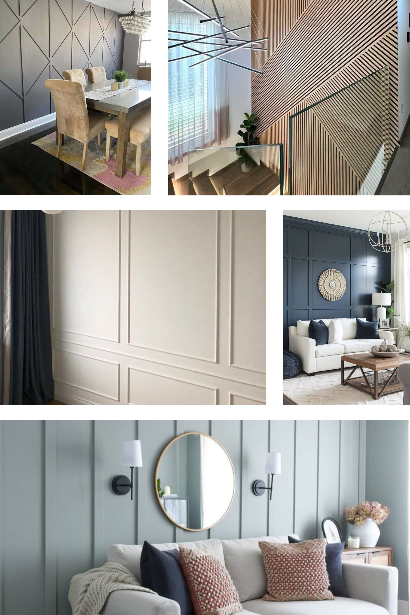 REmi - ️Las molduras en la pared son elementos decorativos que se ...
