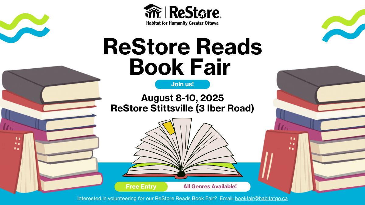 Habitat - The ReStore Reads Book Fair is coming to ReStore Stittsville ...