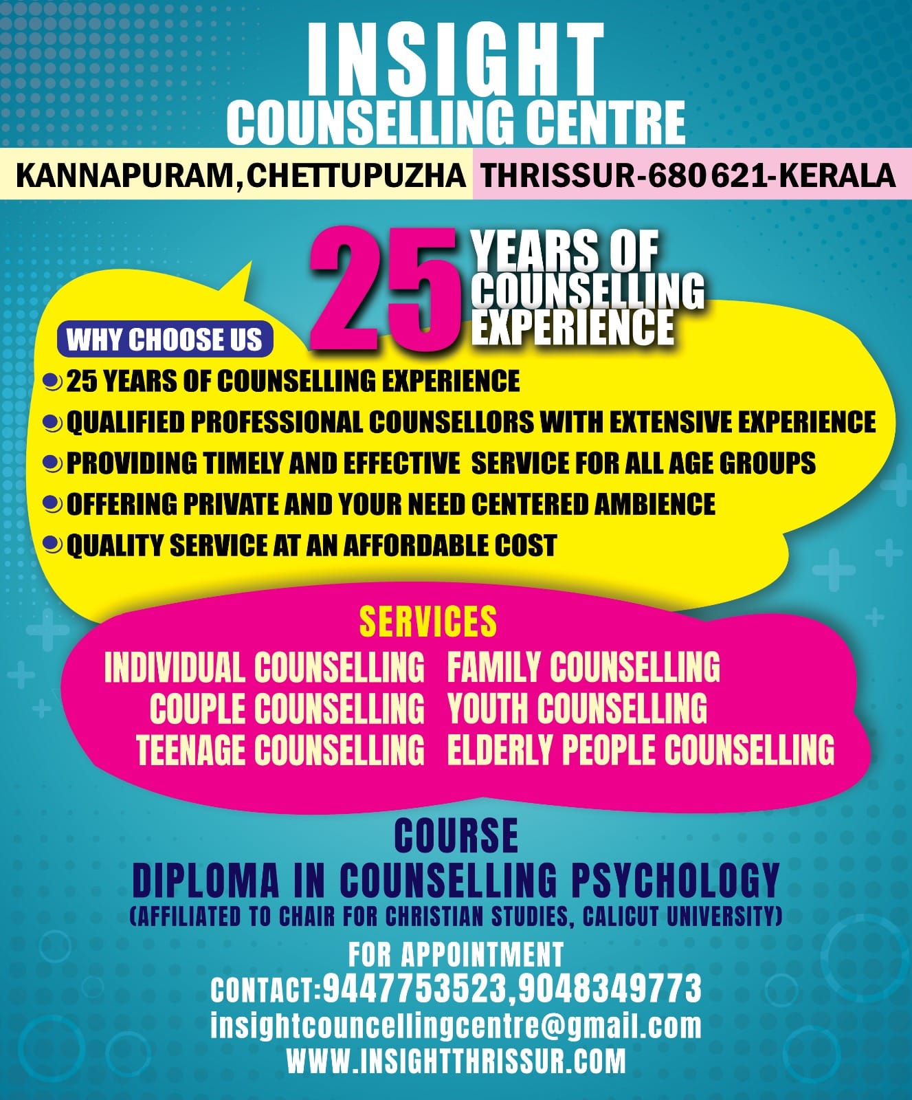 Insight Counselling center | Thrissur