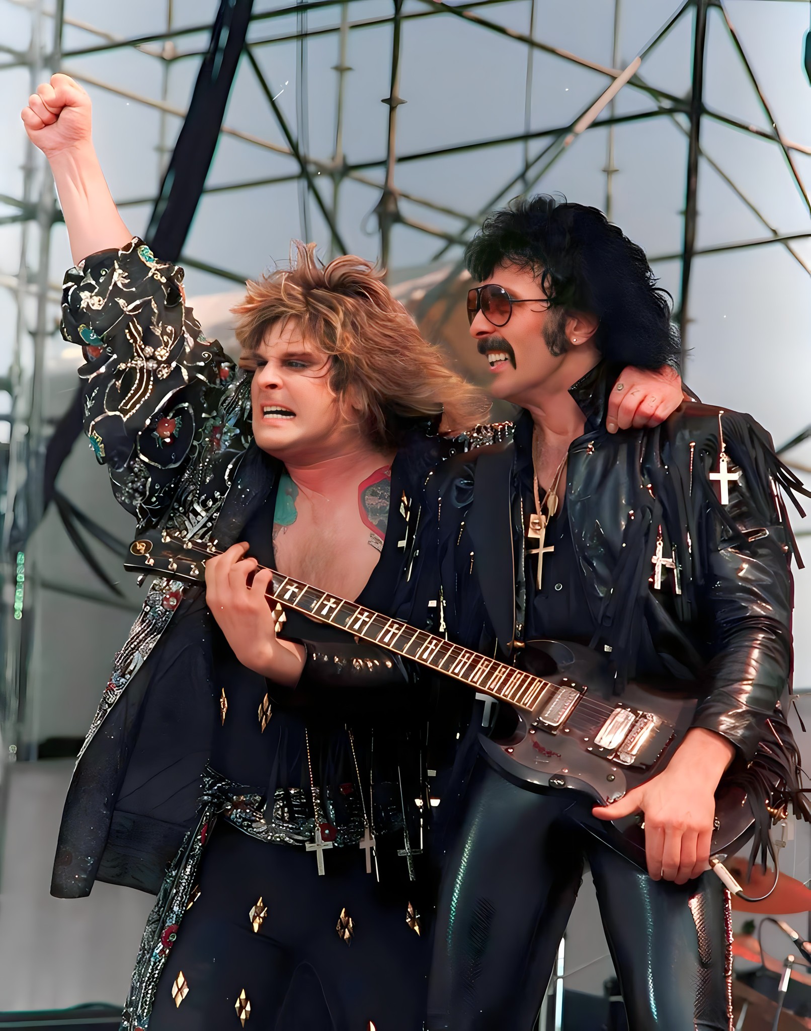 June 15, 1997 Ozzy with Black Sabbath at Ozzfest at the