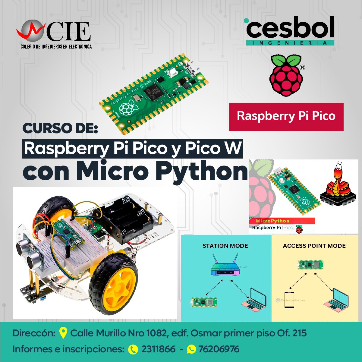 *CURSO RASPBERRY PI PICO/PICO WIRELESS... - Cesbol Ingenieria | Facebook