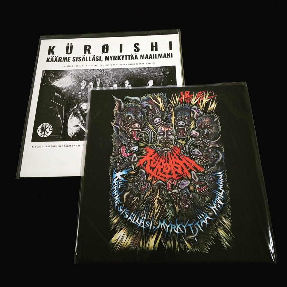 Kuro - Who the Helpless 8” 1984. Japanese Discharge?