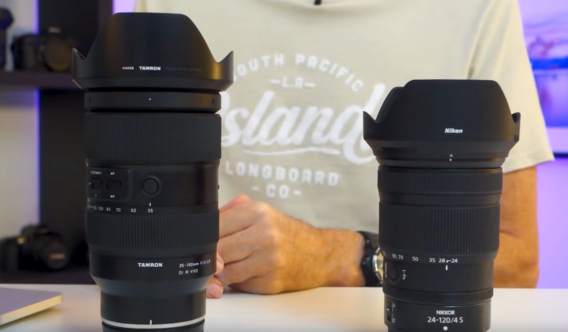 Tamron 35-150mm vs Nikon 24-120mm lens comparison