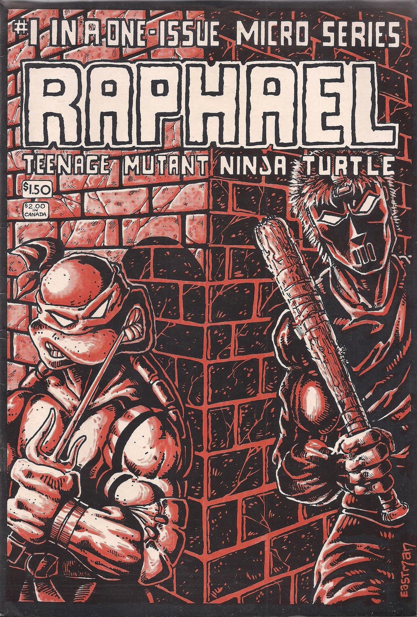 Raphael #1 comic book 1985 first TMNT spin off